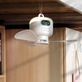 thumbnail image 3 of Portable Ceiling Fan with Light for Canopy, Gazebo, Patio, RV, Garage, Porch, 8000mAh Battery Operated Tent Fan, 8H Timer & 4 Speeds Detachable Blades, Hanging Camping Fan, 3 of 12