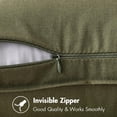 thumbnail image 3 of Home Creative Sofa Spring Linen Cushion Cover Set 2-Piece Olive Green Pillowcase Morn, 3 of 5