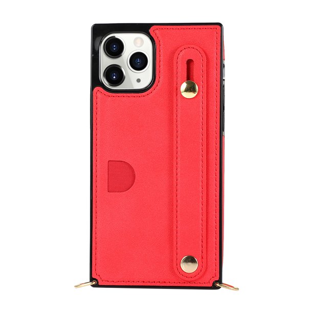 Nomeni Leather Holder Case For Iphone 12 Pro Max With Neck Hang Belt Wrist Strap Cover Walmart Com