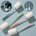 thumbnail image 5 of cepillos de limpieza de esponja para gafas, esponja con mango, cabeza de esponja porosa, fuerte capacidad de absorción, adecuado para decantadores, botellas de agua, botellas, tazas, tazones, platos, 5 of 5