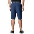 thumbnail image 3 of Iron Co Men's Belted Stretch Performance Hybrid Cargo Shorts (Varsity Blue, 36), 3 of 3