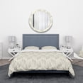 thumbnail image 2 of Designart 'Zigzag Background Minimal Striped Design' Scandinavian Bedding Set - Duvet Cover & Shams, 2 of 4