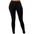 thumbnail image 4 of 3 Pack Women's High Waisted Leggings Ultra Soft Wide Waistband Pants S-3XL Plus Size Available, 4 of 6