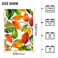 thumbnail image 2 of FORMRS 1-Subject Spiral Notebook 8" x 5" College Ruled 60 Refillable Sheet A5 Hard Cover, Beige Leaves, 2 of 7