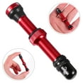thumbnail image 4 of Soimiss Aluminum Tire Air Valve Stem Cover for Bike Tubeless Tires Easy to Install Red, 4 of 8