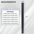 thumbnail image 2 of VIVO Steel Standard Size Replacement Monitor Stand Pole 17" for Monitor Mount, 2 of 2