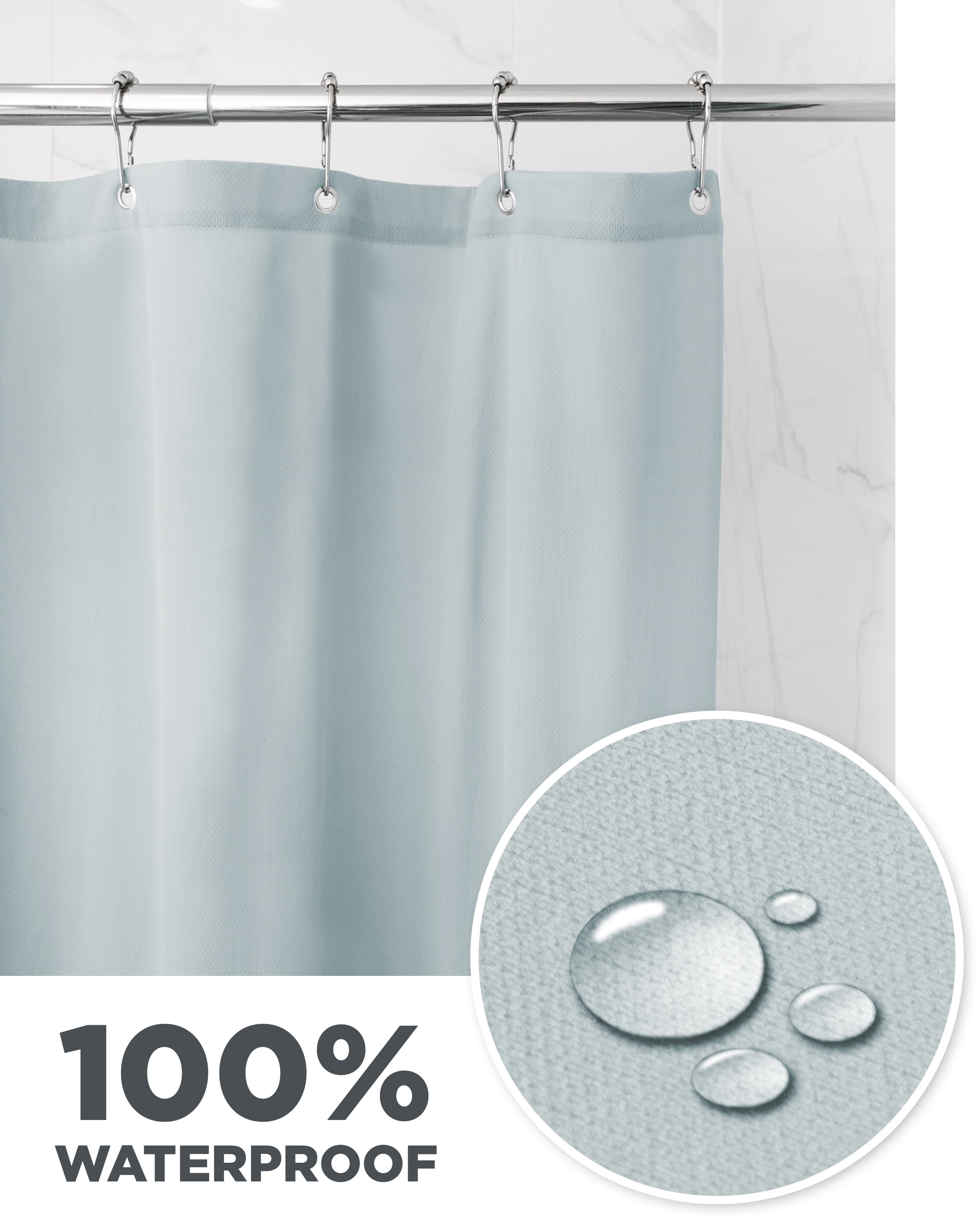 Skinny Africa Waterproof Bathroom Polyester Shower Curtain Liner Water Resistant 