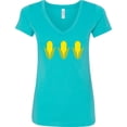 thumbnail image 3 of Inktastic Corn Lover Women's V-Neck T-Shirt, 3 of 5