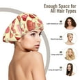 thumbnail image 6 of Chicken Wings Turkey Salami Print Silk Bonnet for Sleeping Women Men, Adjustable Elastic Satin Bonnet Bonnet for Sleeping, Soft Cute Similar Silk Curly Hair Bonnet for Sleeping, 6 of 7