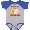 thumbnail image 3 of Inktastic I'm Just Here for the Cookies Boys or Girls Baby Bodysuit, 3 of 5