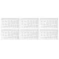 thumbnail image 3 of Nail Art Ruler, Clear Scale Nail Measuring Ruler  For Manicure, 3 of 8
