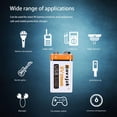 thumbnail image 3 of Batería de litio recargable de 9 V, 1200 mAh, carga rápida USB, 3 of 8