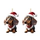 thumbnail image 2 of RKSTN christmas ornaments Border Product Christmas Dog Car Hanger Christmas Decoration Acrylic Car Hanger Home Hanger, 2 of 4