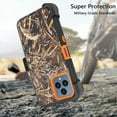 thumbnail image 2 of For T-Mobile Revvl 6 5G Heavy Duty Protection Holster Belt Clip Case Cover With Built in Screen - Camo Orange, 2 of 5