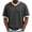 Dark Gray, variant on Men's Mesh Short Sleeve V-Neck Pullover Top, Breathable Solid Color Casual Shirt for Summer