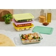thumbnail image 3 of Ello Everyday 4.5 Cup 8PC Glass Meal Prep Set, 3 of 9