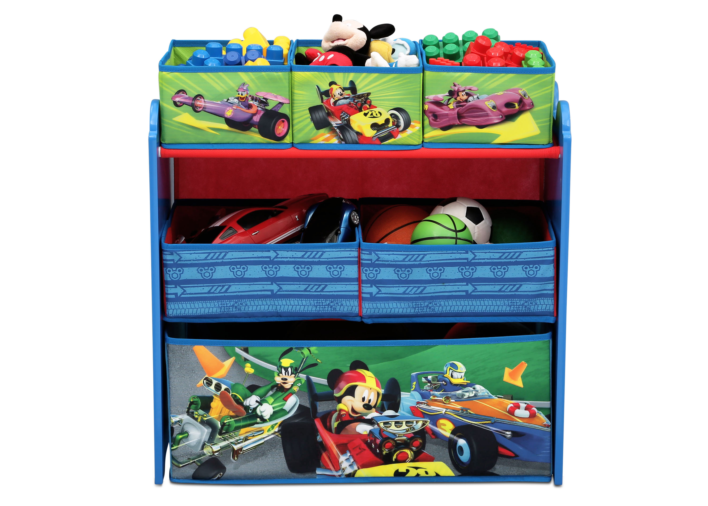 Delta Children Disney Mickey Mouse Multi Toy Box Bin Wood Storage Organizer - image 4 of 8