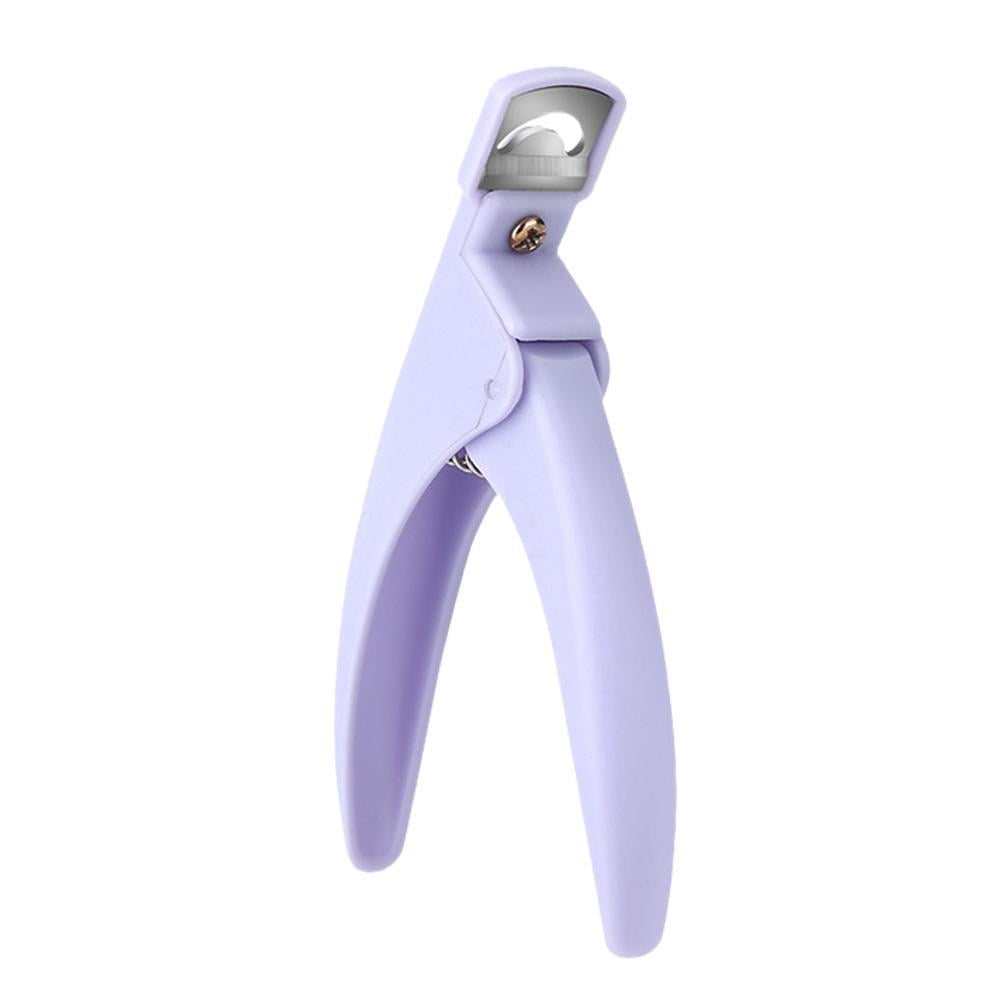 Nail Scissors U-shaped Flat French Scissors DIY Extend Repair Nail Tool U7O9 M8M0