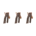 thumbnail image 3 of Pantalones Qarigey Mujer verano primavera color sólido largo suelto Casual pierna ancha, 3 of 6