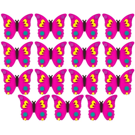 Hello Hobby Wood Butterfly Shapes, 15 Pre-Painted Wooden Butterflies, 4 in. x 4 in. Each