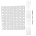 thumbnail image 4 of ORDDIART 1Pcs Hole Board Storage Rack White Plastic Wall Shelves for Bathroom Accessories Storage, 4 of 6