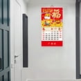 PUREOY 2025 Chinese Wall Calendar Zodiac Snake Wall Hanging Calendar