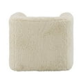 thumbnail image 3 of ACME Upendo Yakety Yak Sand Fabric Upholstered Chair with Swivel in Beige, 3 of 5