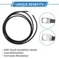 thumbnail image 5 of 1 Pc Battery Inverter Cable 6 AWG Gauge 10FT 5/16" Lug Battery Cable Universal for Car Vehicle Boat RV Solar Tinned Copper Black, 5 of 7