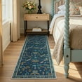 thumbnail image 5 of Moynesa 2'x6' Insect Hallway Runner Rug Washable Kitchen Runner Soft Bug Accent Carpet Runner for ‎Laundry ‎Bathroom Bedroom Entryway Stain Resistant Non Slip, Green, 5 of 11