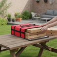 thumbnail image 4 of Slccxzc Pizza Delivery Bag, Pizza Carrier Insulated Bag Food Bag Sturdy With Dual Zippers Reusable Food Warmer Bag For Catering, Commercial, 4 of 7