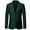 Dark green, variant on Mens Slim Fit Blazer Jacket Two-Button Notched Lapel Casual Suit Jacket
