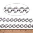 thumbnail image 3 of 1roll 304 Stainless Steel Teardrop Link Chains Unwelded with Spool Stainless Steel color 16x11.5x2mm, 3 of 3