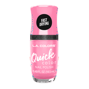 L.A. COLORS Quick Color Fast Drying Polish, Perky, 0.49 fl oz