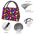 thumbnail image 4 of Balery Colorful Hearts Bolsa de Aislamiento Portátil – Bolsa de Almuerzo con Forro de Aluminio Mejorado, Funda Impermeable y Fácil de Limpiar para Picnic y Caja de Almuerzo, 4 of 6