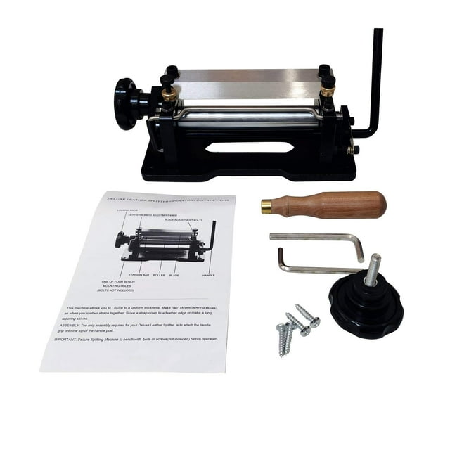 YaeTek Éplucheur de Cuir DIY 6 Pouces Pelle Éplucheur Machine à Éplucher