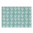 thumbnail image 1 of Sea Animals Cutting Board, Seals with Faces Smiling Cheerful Theme, Decorative Tempered Glass Cutting and Serving Board, Small Size, Turquoise Pale Blue, by Ambesonne, 1 of 1