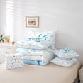 thumbnail image 6 of Homewish Personalized Initial K 7-Piece Twin Bedding Sets For Teens Boys Girls,Dreamy Princess Bedding Comforter Set,Cute Ribbon Bowknot Breathable Sheet Sets,Microfiber Bedroom Decor,Reversible, 6 of 8