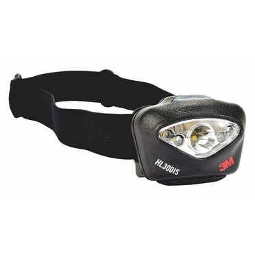 3m Headlamp,Plastic,Black,150lm  HL300IS
