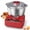 Empire Red, variant on 6.5QT Electric Dough Mixer with Ferment Function Dough Kneading Machine with 304 Stainless Steel Bowl Dough Maker Dishwasher-Safe Accessories Removable Lid & Knob Control Empire Red