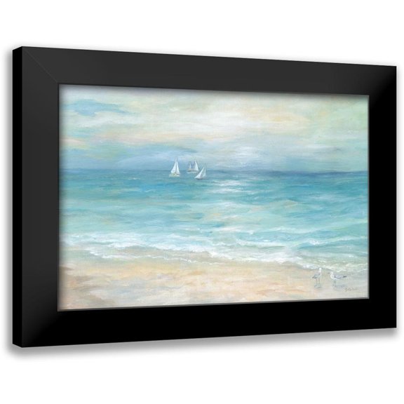 Coulter, Cynthia 14x11 Black Modern Framed Museum Art Print Titled - Island Beach Landscape