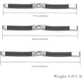 thumbnail image 2 of Viking Urn Bracelet for Ashes for Men - Leather Ashes Bracelets with Magnetic Clasp - Cuff Cremation Bangle for Human Ashes 20/22/24CM Urn Bangle, 2 of 7