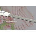thumbnail image 3 of SMI 2 Pcs Solingen Curved Sapphire Metal Nail File Set Fine and Coarse Arched Nail Files Double Sided Best Nail File for Fingernail Toenail Care, 3 of 6