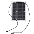 Qtmnekly Solar Panel Solar Cells Bank with Solar Controller for Phone