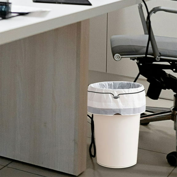 SEWCHICS Black Trash Can Elastic Bands, 4 Pack, Reusable Garbage Bag Holders, for Kitchen and Home