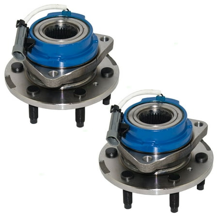 Pair of Front Wheel Hub Bearings Replacement for Montana SV6 Uplander Terraza Relay 25999685