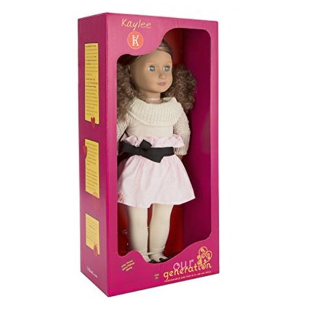 Our Generation Kaylee 18 Inch Doll With Curly Hair Blue Eyes And