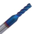 thumbnail image 2 of Fresa de Extremo Plano, Hrc65 ° 4 Flautas 2/2.5Mm Acero de Tungsteno Nano-Coated Fresa Fresadora Cnc2.5 * 9 * 4D*50L) Khall GS23973-02, 2 of 4