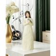 thumbnail image 4 of Lnrkai Blue Bird Figurines, 5.9" Sculpted Hand-Painted Tabletop Ornament Decor, Craft Statue Bird Figure Gifts for Bird Lovers, 4 of 8