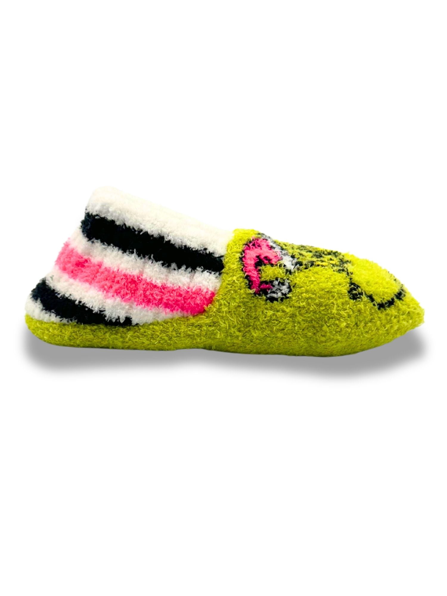 Grinch x Justice Girls Slipper Socks, 1-Pack, Sizes S/M-M/L