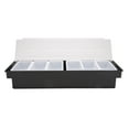 thumbnail image 1 of Ice Cooled Condiment Serving Container Chilled Garnish Tray Bar Caddy for Home Work or Restaurant Six Grid Seasoning Box, 1 of 8